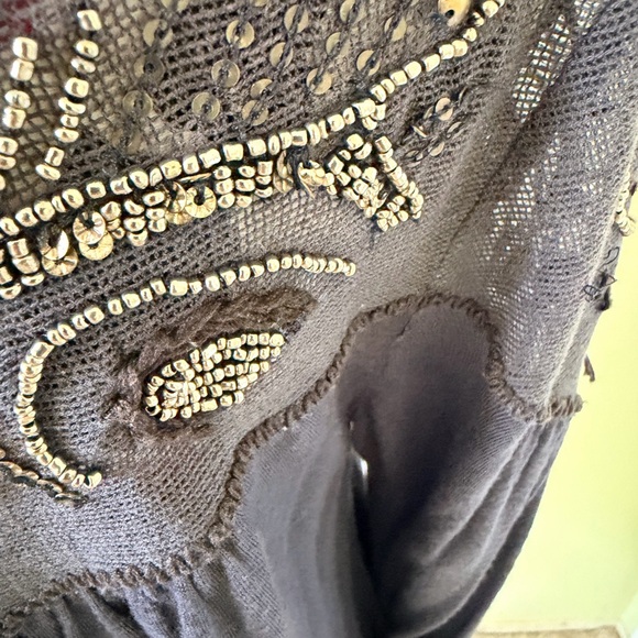 Free People Embellished Blouson Top - Picture 8 of 9